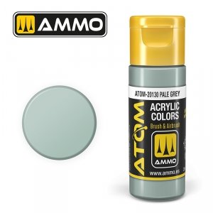 AMMO of Mig Jimenez 20130 ATOM COLOR Pale Grey 20ml