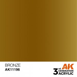 AK Interactive AK11196 BRONZE – METALLIC 17ml