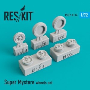 RESKIT RS72-0114 SUPER MYSTÈRE WHEELS SET 1/72