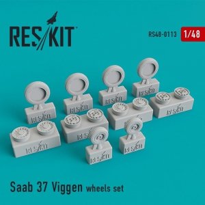 RESKIT RS48-0113 Saab 37 Viggen wheels set 1/48