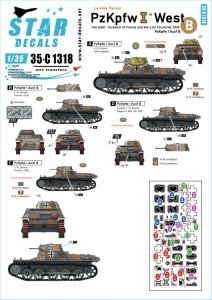 Star Decals 35-C1318 PzKpfw I in the West 1/35