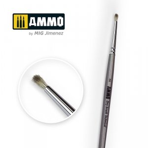 Ammo of Mig 8700 2 AMMO Drybrush Technical Brush