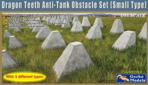 Gecko Models 35GM0084 Dragon Teeth Anti-Tank Obstacle set Small Type 1/35