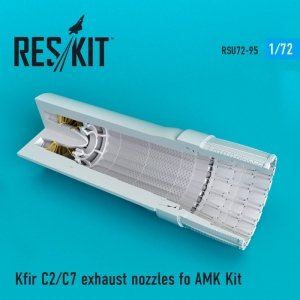 RESKIT RSU72-0095 Kfir C2/C7 exhaust nozzles fo Amk 1/72