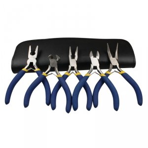 Modelcraft PPL6000 5 Pce Mini Plier Set in Zip-up Case