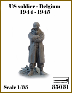Ardennes Miniature 35031 US SOLDIER - BELGIUM 1944-1945 1/35