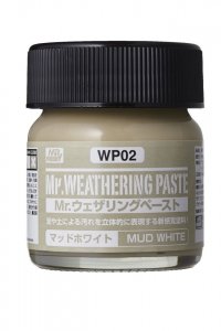 Gunze Sangyo WP02 Weathering Paste Mud White (40ml)