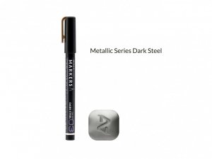 Gaahleri GM-MS03 Metallic Series Markers Dark Steel