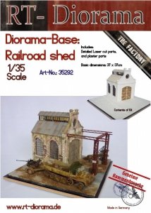 RT-Diorama 35292 Diorama-Base: Railroad Shed 1/35