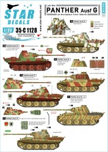 Star Decals 35-C1128 Panther Ausf G 1/35