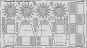 Eduard 491509 B-24D cockpit & engines HOBBY BOSS 1/48