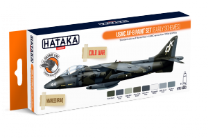 Hataka HTK-CS63 USMC AV-8 paint set (early schemes) 8x17ml