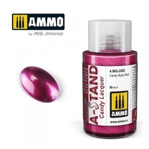 Ammo of Mig 2452 A-STAND Candy Ruby Red 30ml