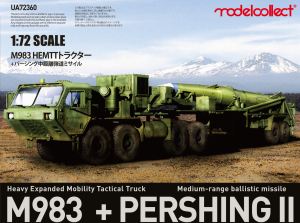 Modelcollect UA72360 USA M983 Hemtt Tractor With Pershing II Missile Erector Launcher 1/72