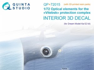 Quinta Studio QP+72015 Ka-52 Vitebsk protection complex (Dream Model) (with 3D-printed resin parts) 1/72