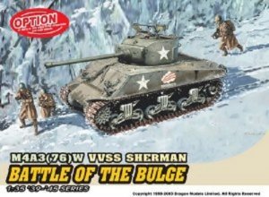 Dragon 6255 M4A3(76)W VVSS Sherman Battle Of The Bulge