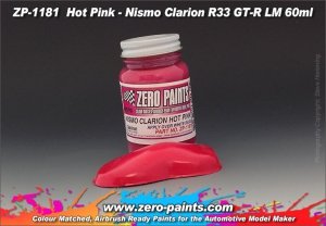 Zero Paints ZP-1181 Hot Pink - Nismo Clarion R33 GT-R LM Paint 60ml