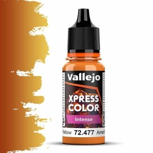 Vallejo 72477 Xpress Color - Intense Dreadnought Yellow Acrylic 18ml