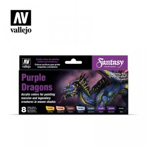 Vallejo 72305 Purple Dragons Paint Set 8x17ml