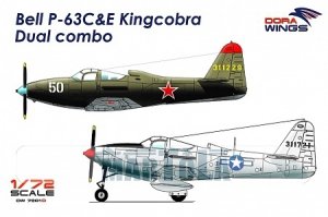Dora Wings 7201D Bell P-63C&E Kincobra Dual combo 2in1 1/72