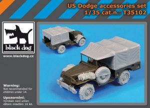 Black Dog T35102 US Dodge accessories set 1/35