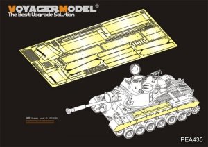 Voyager Model PEA435 WWII US Army M46 Patton Tank side skirts and stowager bins (For TAKOM 2117) 1/35