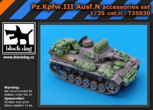 Black Dog T35030 Pz.Kpfw.III Ausf.N accessories set 1/35