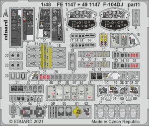 Eduard 491147 F-104DJ for KINETIC 1/48