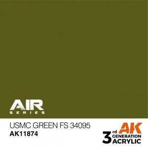 AK Interactive AK11874 USMC GREEN FS 34095 – AIR  17 ml