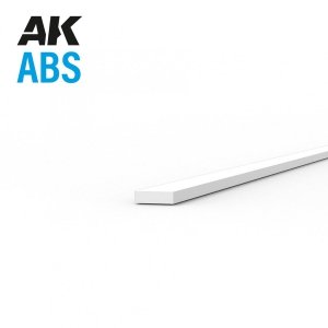 AK Interactive AK6702 STRIPS 0.25 X 1.00 X 350MM – ABS STRIP – 10 UNITS PER BAG