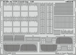 Eduard 48948 He 111H-3 bomb bay ICM 1/48