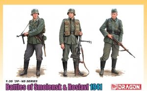 Dragon 6791 Battle Of Smolensk Roslavl 1941 (3 Figure Set) with Bonus DS Uniform Boots 1/35