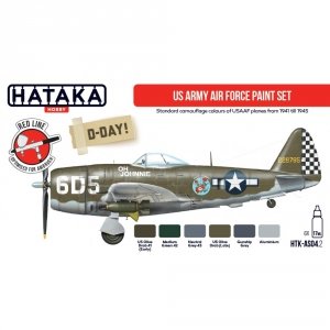 Hataka HTK-AS04.2 US Army Air Force paint set 6x17ml