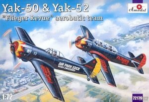 A-Model 72179 Yakovlev Yak-50 and Yak-52 Flieger Revue aerobatic team(2 models) 1:72