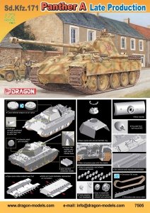 Dragon 7505 Sd.Kfz.171 Panther A Late Production 1/72