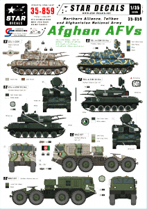 Star Decals 35-859 Afghan Tanks 1/35