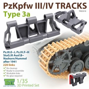 T-Rex Studio TR85018 PzKpfw.III/IV Tracks Type 3a 1/35