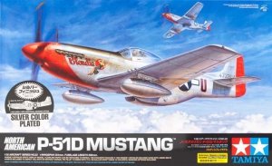 Tamiya 25151 North American P-51D Mustang - Silver Color Plated (1:32)