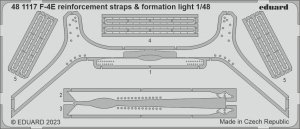 Eduard 481117 F-4E reinforcement straps & formation lights MENG 1/48