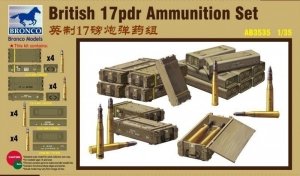 Bronco AB3535 British 17pdr Ammo Set 1/35