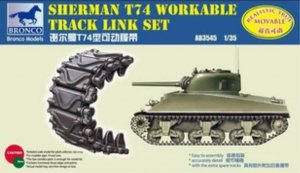 Bronco AB3545 Sherman T74 Workable Track Link Set 1/35