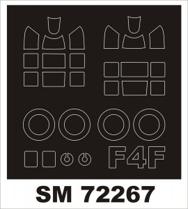 Montex SM72267 F4F-4 WILDCAT  AIRFIX 1/72