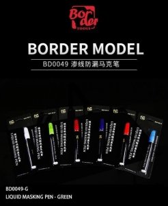 Border Model BD0049-G Liquid Masking Pen - Green