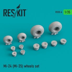 RESKIT RS35-0006 Mi-24 (Mi-35) wheels set  1/35