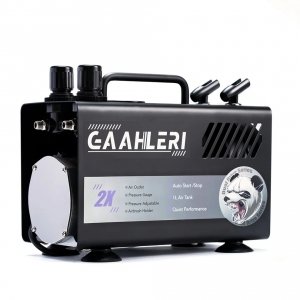 Gaahleri 42878 Dual Drive Series Airbrush Kit Compressor GT-918 (EU)