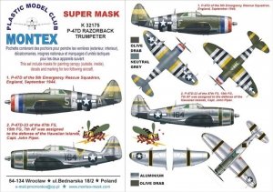 Montex K32175 P-47D RAZORBACK 1/32