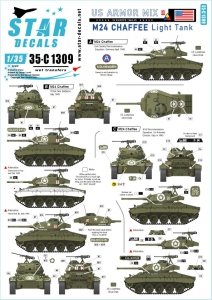 Star Decals 35-C1309 US Armored Mix # 2 1/35