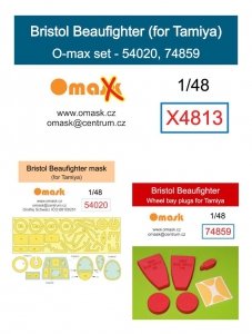 Omask X4813 Bristol Beaufighter O-max set for Tamiya 1/48