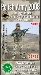Toro 35F33 PKW Afganistan - Żołnierz z Karabikiem-Granatnikiem Pallad 1/35
