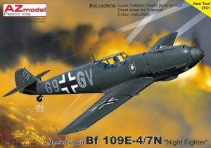 AZ Model AZ7666 Bf 109E-4/7 „Night Fighter“ 1/72